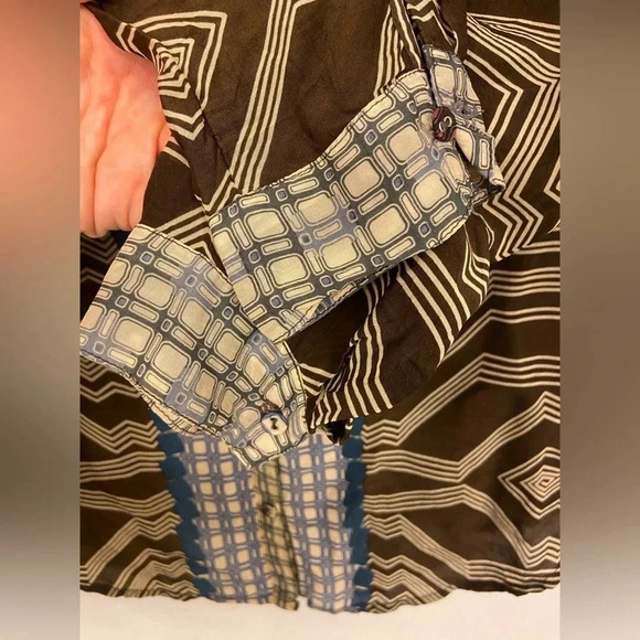 Johnny Was Long Sleeve Button Down Mixed Print Size XS - Picture 3 of 6